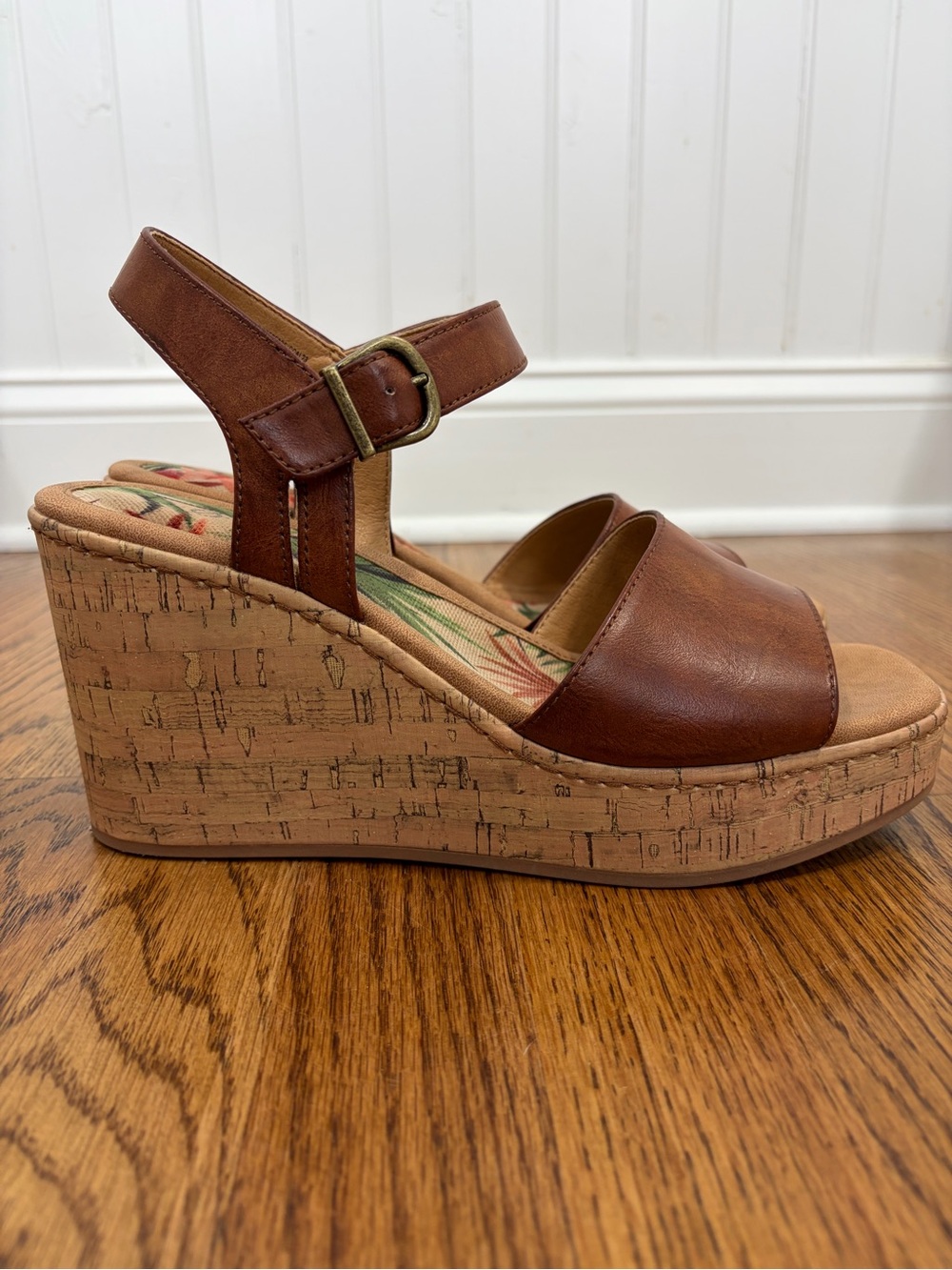 b.o.c. Corrie Cork Platform Wedge Sandal (10)